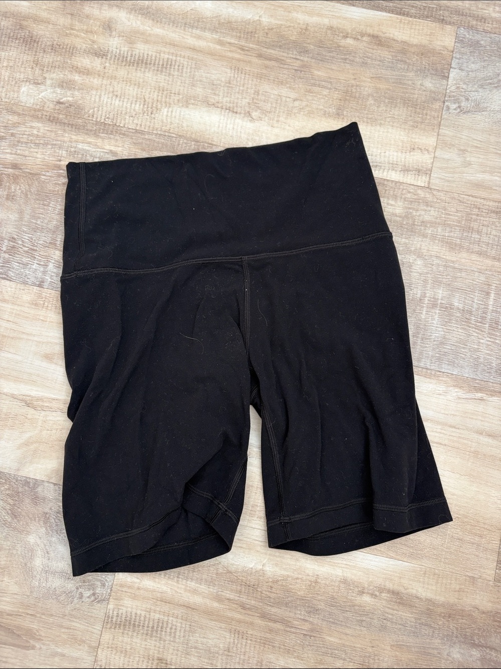 TNA Black High-Rise Bike Shorts